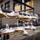 Feiyue shoes drying at Shaolin dormitory in China... (thumbnail)