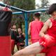 Chinese Sanda boxer practicing kicks... (thumbnail)