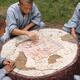 Shaolin martial arts school students playing Xiangqi Chinese chess... (thumbnail)