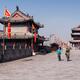 People riding bikes on Xi'an city wall in China... (thumbnail)