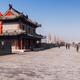 People on Xi'an city wall in China... (thumbnail)