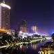 Xi'an nighttime city canal scenery... (thumbnail)