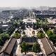 Xi'an aerial city view from Giant Wild Goose Pagoda... (thumbnail)