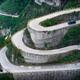 Serpentine road at Tianmen mountain in China... (thumbnail)