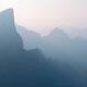 Foggy mountan landscape scenery in Zhangjiajie China... (thumbnail)