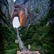 Natural arch in Tianmen Mountain... (thumbnail)