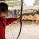 Person practicing archery in China... (thumbnail)