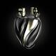 Back steel human heart Conceptual 3D illustration... (thumbnail)