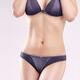 Young slim woman in blue underwear... (thumbnail)