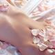 Pink rose petals on nude woman body... (thumbnail)
