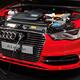 Audi A3 e-tron electric car with charger cable... (thumbnail)