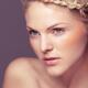 Beauty portrait of young woman with blond braided hair... (thumbnail)