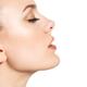 Beautiful young woman face profile closeup... (thumbnail)