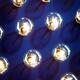 Lit light bulbs on blue background... (thumbnail)