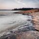 Red rocks on shore of Georgian Bay at dawn... (thumbnail)