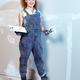 Portrait of woman construction worker patching up drywall... (thumbnail)