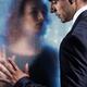 Couple separated by wet glass pane. Relationship drama romantic concep... (thumbnail)