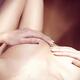 Woman breasts covered by hands... (thumbnail)