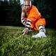 Shaolin warrior monk practicing staff... (thumbnail)