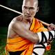 Portrait of a Shaolin monk with a staff... (thumbnail)