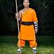 Shaolin warrior monk with a staff... (thumbnail)