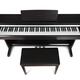 Digital piano high angle view isolated on white background... (thumbnail)