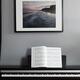 Digital piano with music scores in a room... (thumbnail)