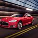 Red Tesla Model S red luxury electric car speeding in a tunnel... (thumbnail)