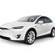 White 2017 Tesla Model X luxury SUV electric car isolated... (thumbnail)