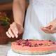 Closeup of woman hands making cake... (thumbnail)