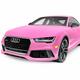 Pink 2016 Audi RS 7 Prestige Quattro Sedan luxury car... (thumbnail)
