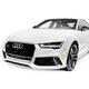 White Audi RS 7 Prestige Quattro Sedan luxury car... (thumbnail)