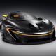 Black McLaren P1 plug-in hybrid supercar sports car... (thumbnail)