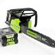 Electric Cordless Chainsaw and Lithium Battery... (thumbnail)