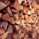 Stacked firewood background... (thumbnail)