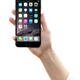 Hand holding Apple iPhone 7 Plus on white background... (thumbnail)