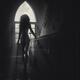 Back of beautiful naked woman on staircase in sunlight... (thumbnail)