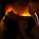 Sensual dynamic photo of couple making love in front of fireplace... (thumbnail)