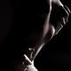 Sensual erotic closeup of beautiful nude woman body with man hands tou... (thumbnail)