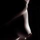 Artistic closeup of nude woman breast Black and white sexy body parts... (thumbnail)
