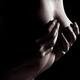 Sensual erotic closeup of man hands on nude woman breast... (thumbnail)