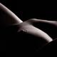 Artistic bodyscape of nude woman breast Black and white... (thumbnail)