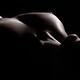Sensual erotic bodyscape of nude woman breast Black and white... (thumbnail)