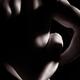 Couple making love sensual abstract black and white concept... (thumbnail)