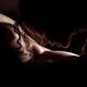 Artistic closeup of sexy couple woman kissing man body... (thumbnail)