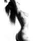 Beautiful nude woman body with light pattern of leaves... (thumbnail)