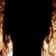 Backlit woman face dark silhouette... (thumbnail)