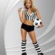 Sexy Young Woman with a Soccer Ball... (thumbnail)