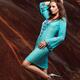 Young Woman Wearing a Blue Caftan... (thumbnail)