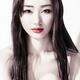Sensual beauty portrait of young asian woman face with red lips... (thumbnail)